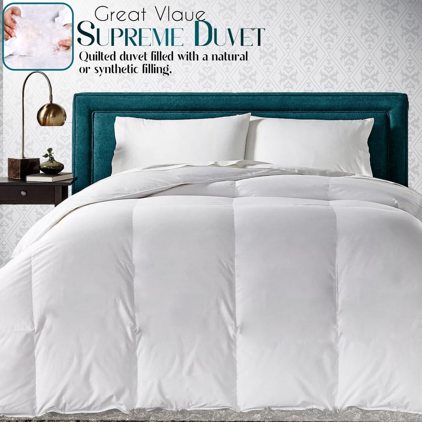 Single Duvet 13.5 Tog - Sunshine Comforts