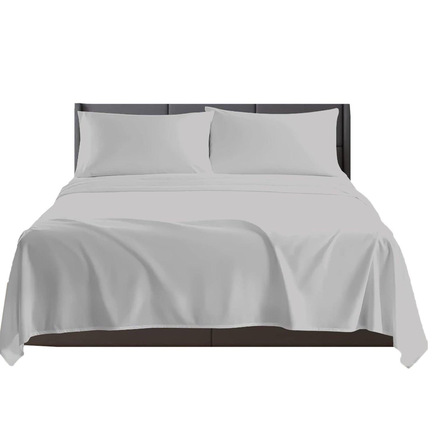 Egyptian Cotton Flat Sheet 200 Thread Count, Breathable, Anti Wrinkle, Shrink and Fade Resistant Flat Bed Sheets - Sunshine Comforts