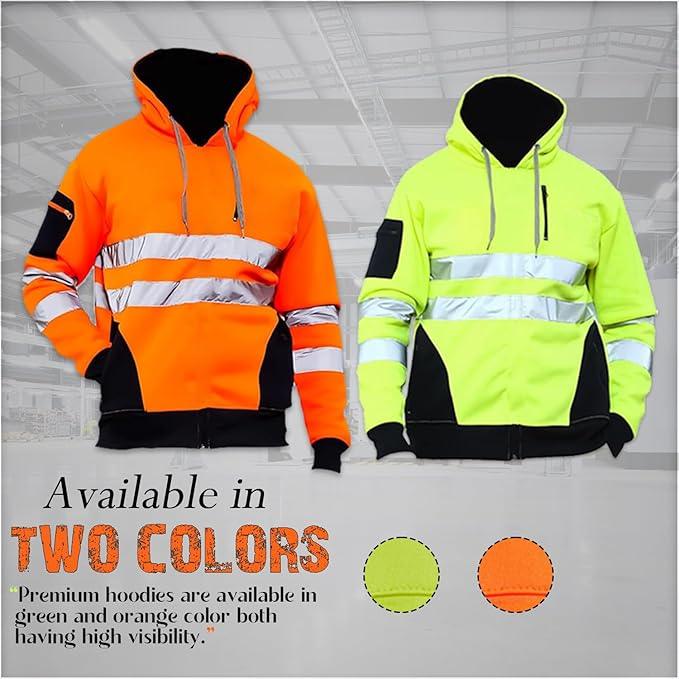 High vis jacket, Soft And Comfortable Pullover hi viz hoodie - Sunshine Comforts
