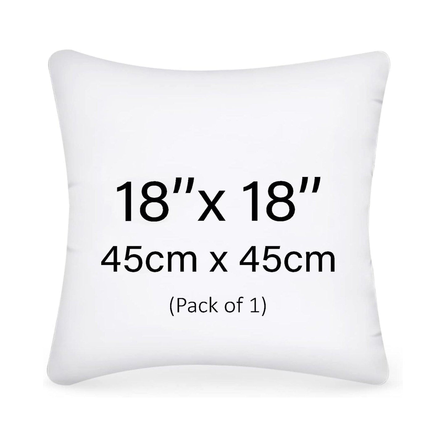 Cushion inserts, 45cm x 45cm, Extra Fluffy & Super Soft Cushion Pads - White - Sunshine Comforts