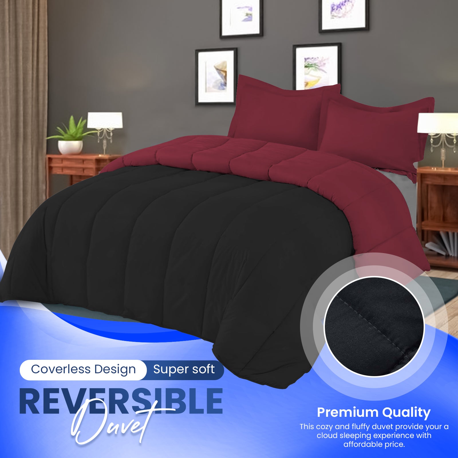 Satin Stripes Duvet Cover Set (Copy) Sunshine Comforts