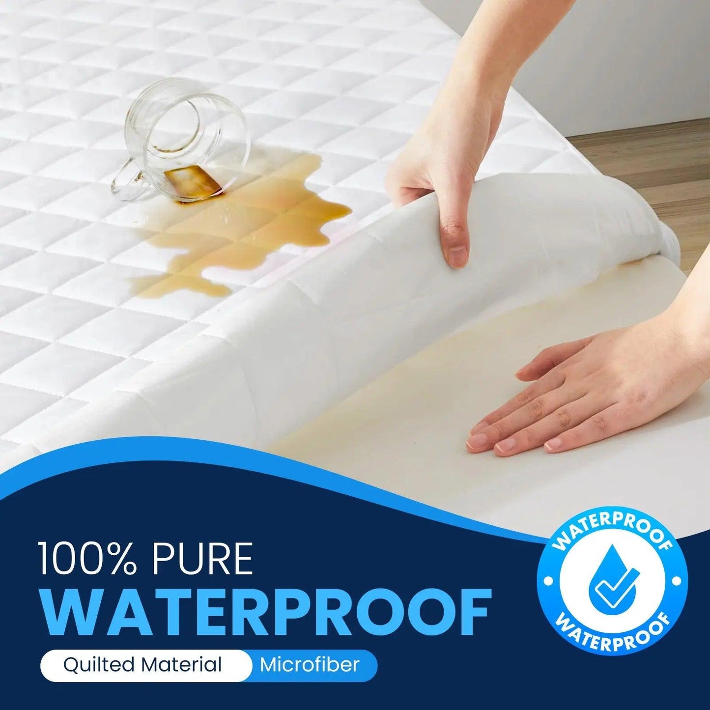 Waterproof Mattress Protector Super King - Sunshine Comforts