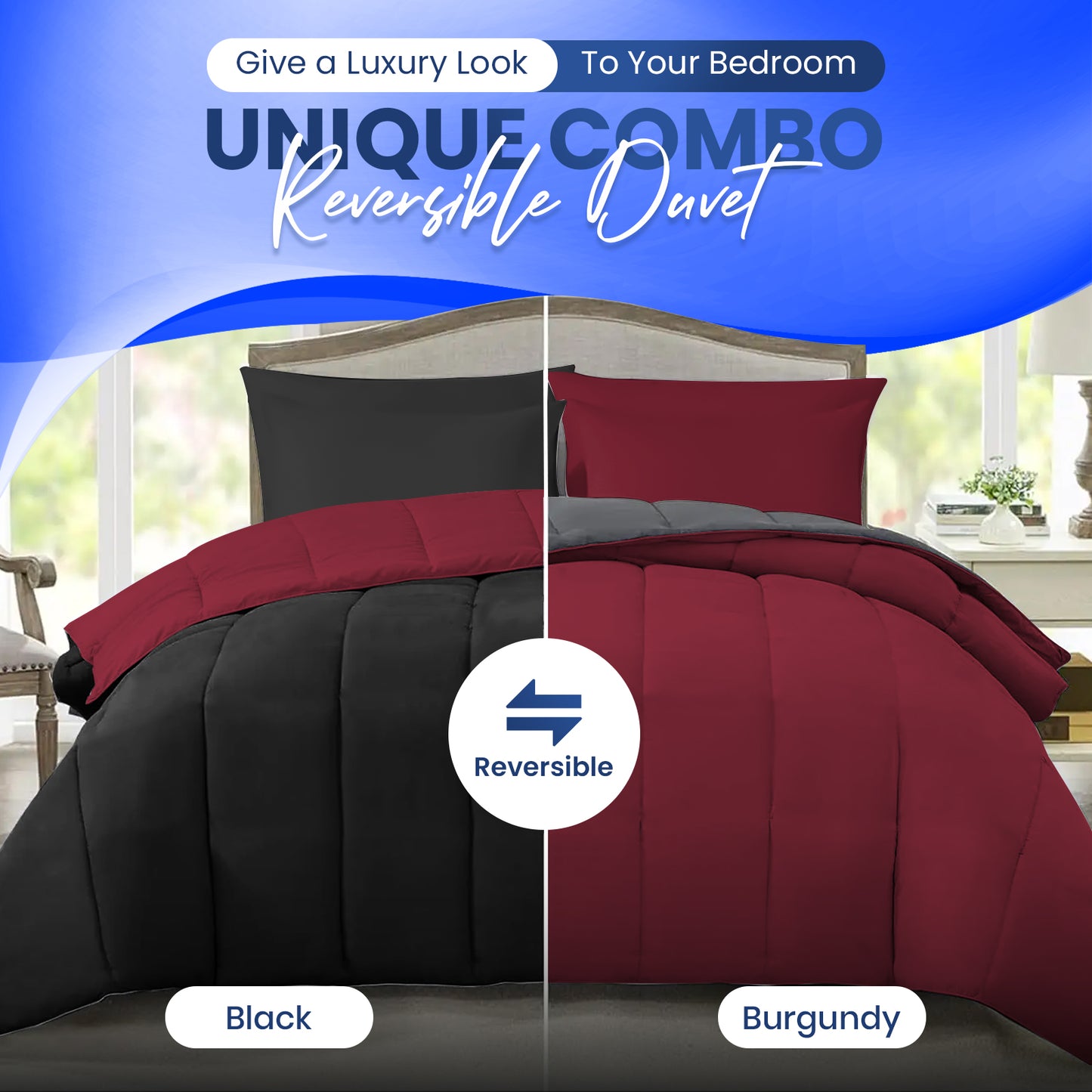 Satin Stripes Duvet Cover Set (Copy) Sunshine Comforts