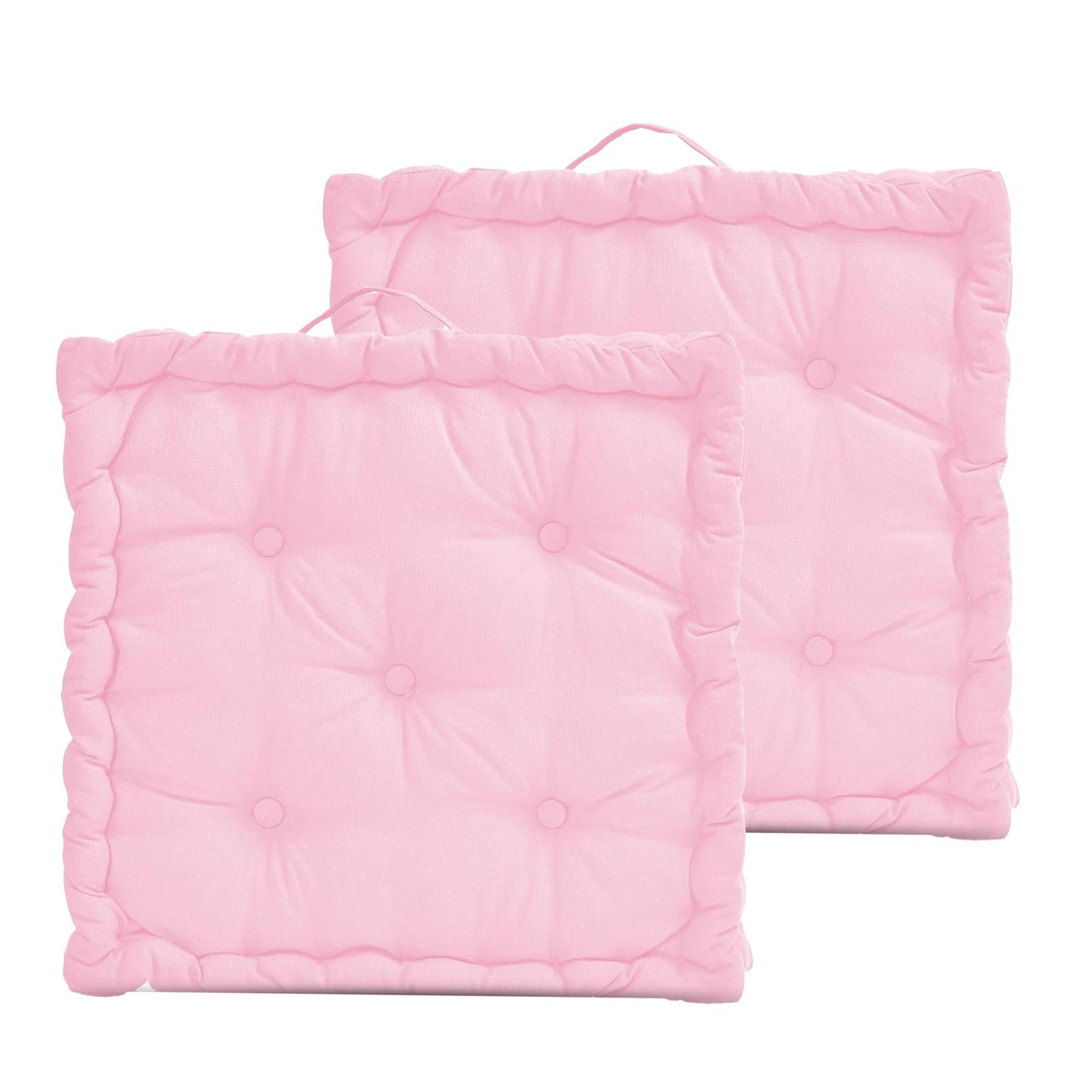 10cm Thick Booster Cushion for Armchairs, 43cmx43cm - Percale Duck - Sunshine Comforts