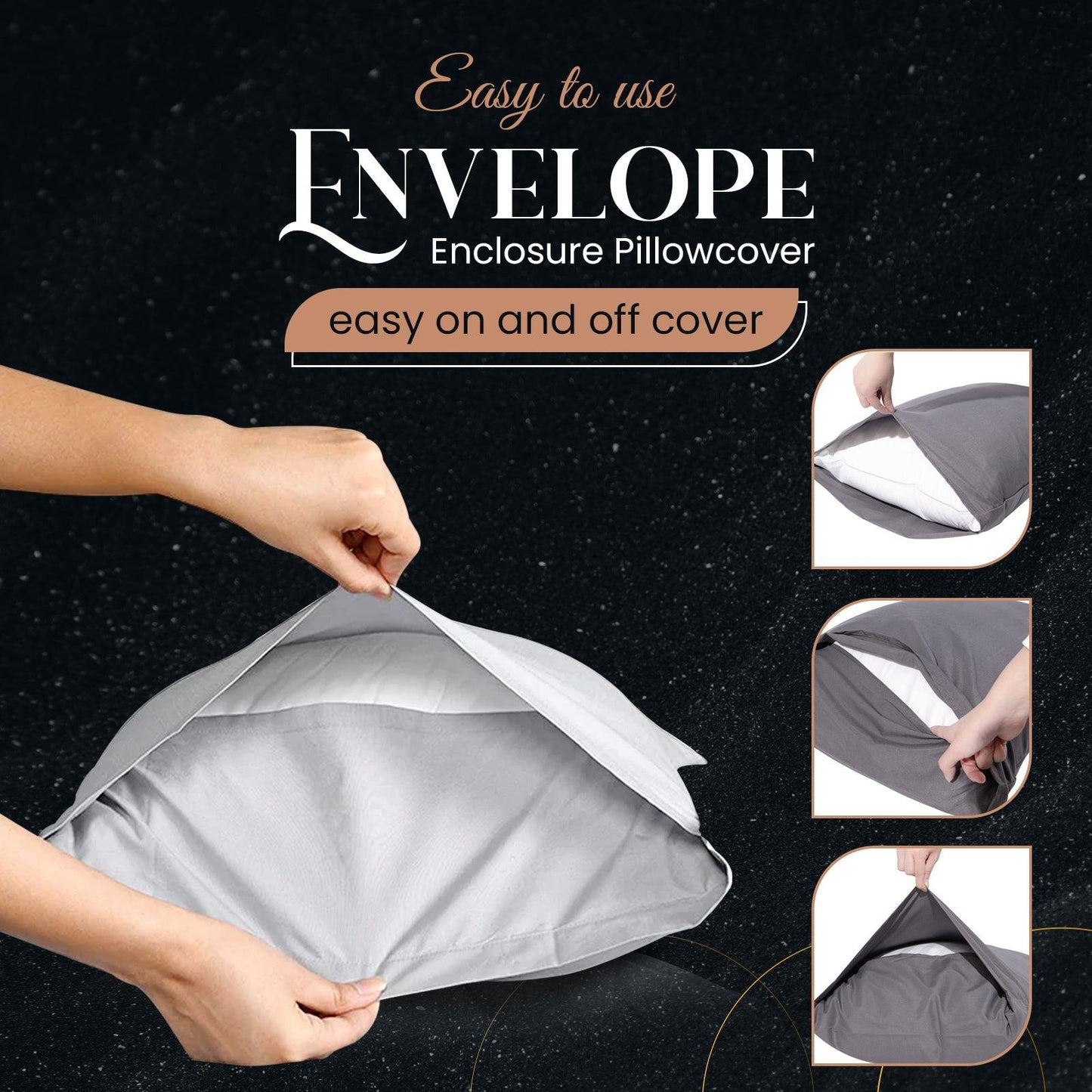 Pillow Cases, Hotel Quality Pillows Cover Pack of 4 - Sunshine Comforts