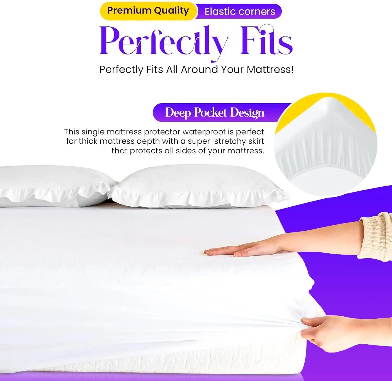 Waterproof Mattress Protector Super King - Sunshine Comforts