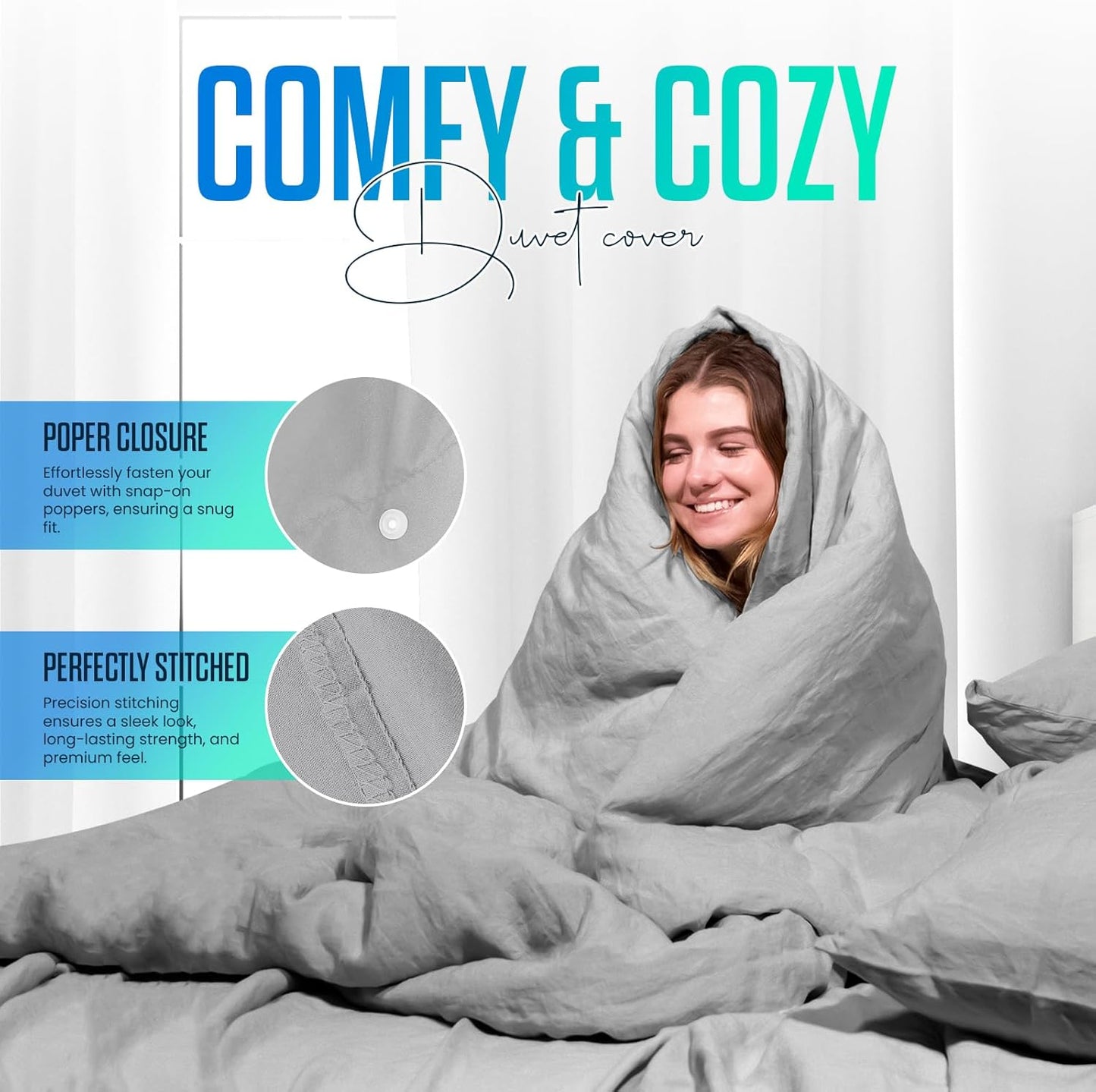 Duvet Covers Set | Egyptian Cotton Sunshine Comforts