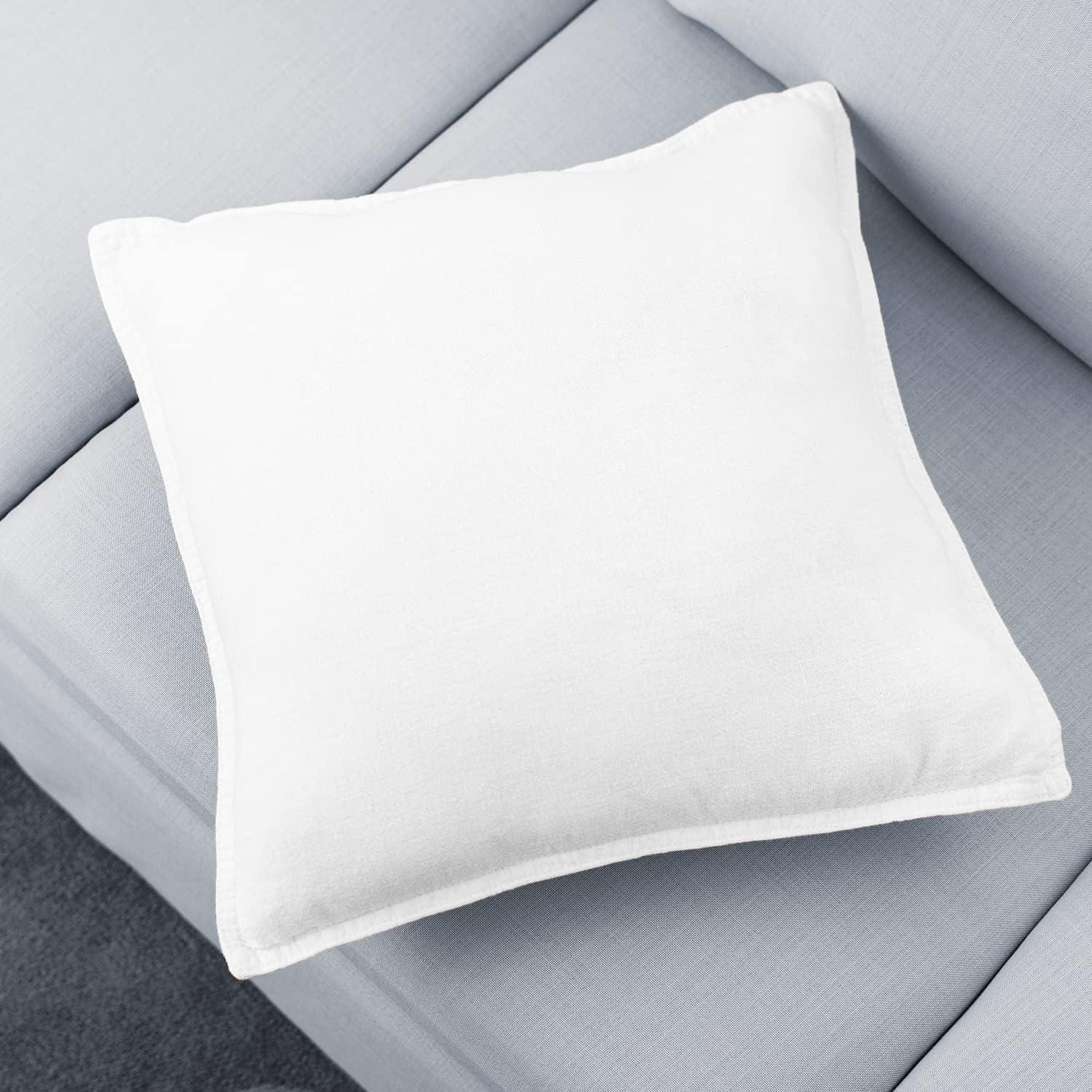 Cushion inserts, 45cm x 45cm, Extra Fluffy & Super Soft Cushion Pads - White - Sunshine Comforts