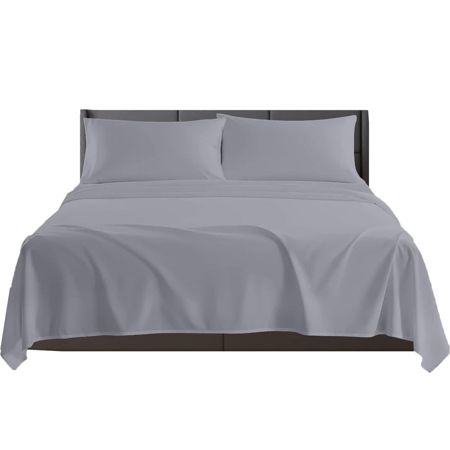 Egyptian Cotton Flat Sheet 200 Thread Count, Breathable, Anti Wrinkle, Shrink and Fade Resistant Flat Bed Sheets - Sunshine Comforts