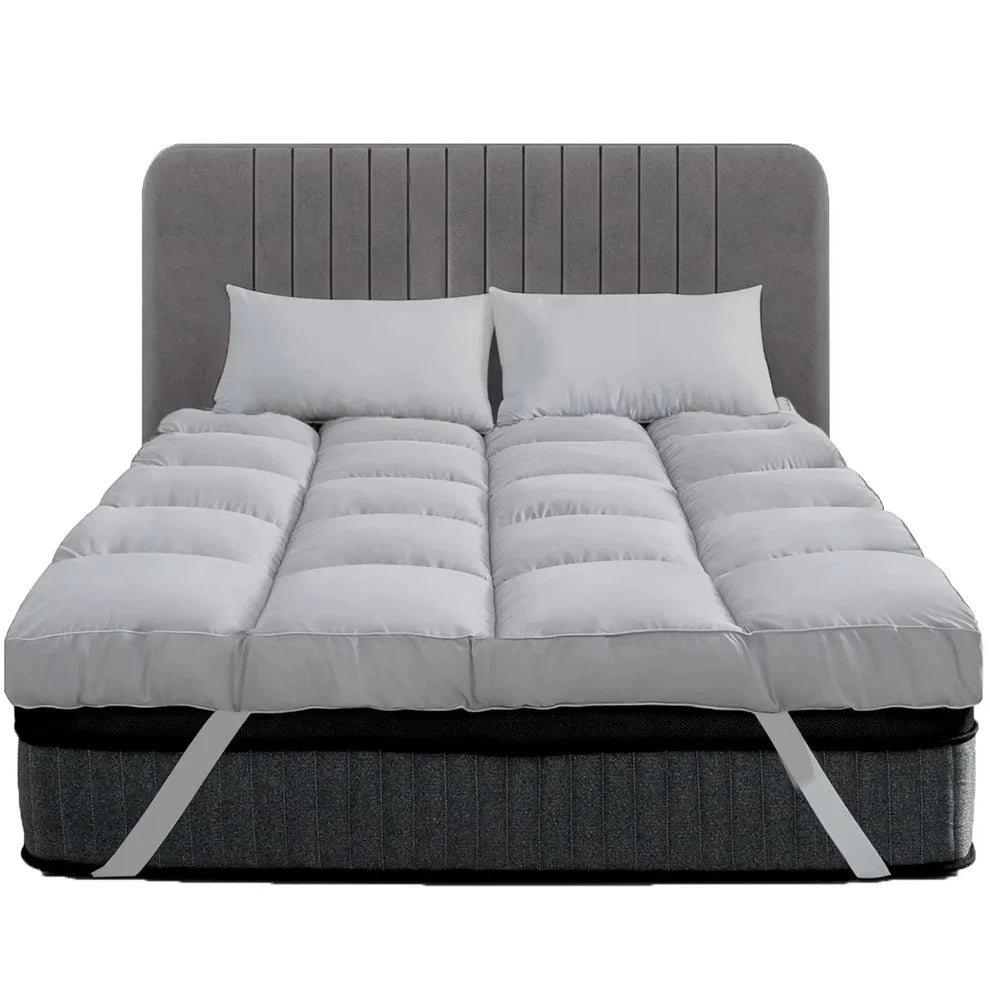 Extra Thick Best Mattress Topper 10CM with 1000GSM Filling Fiber - Sunshine Comforts