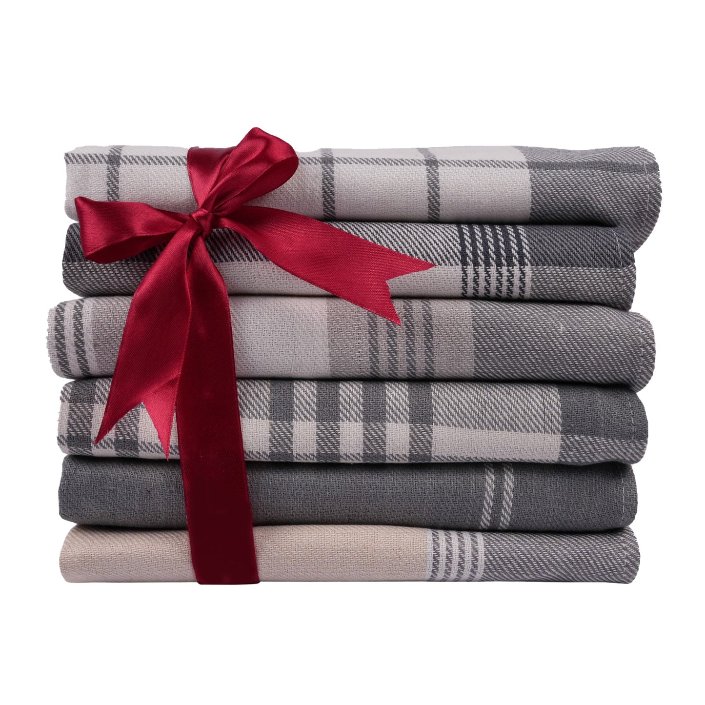 Tea Towels Egyptian Cotton, Super Absorbent Kitchen Towels, 40 x 70CM Sunshine Comforts