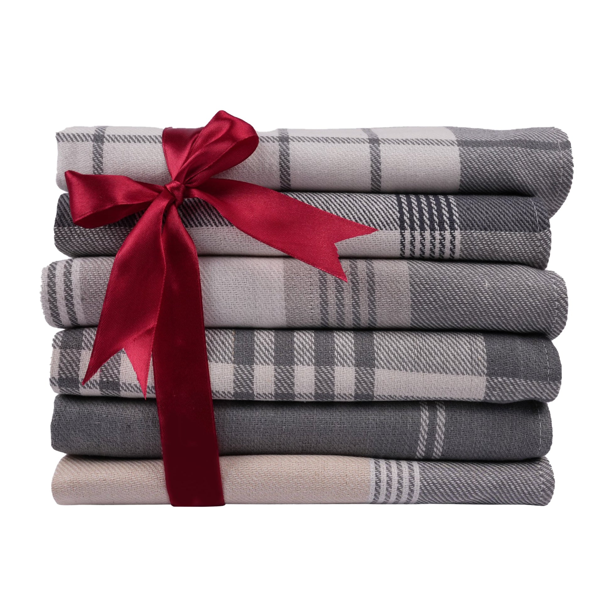 Tea Towels Egyptian Cotton, Super Absorbent Kitchen Towels, 40 x 70CM Sunshine Comforts
