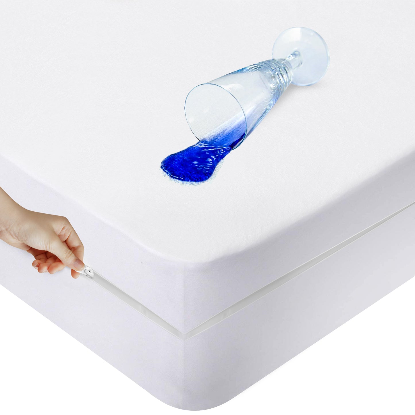 Waterproof Mattress Encasement | Zipper Sunshine Comforts
