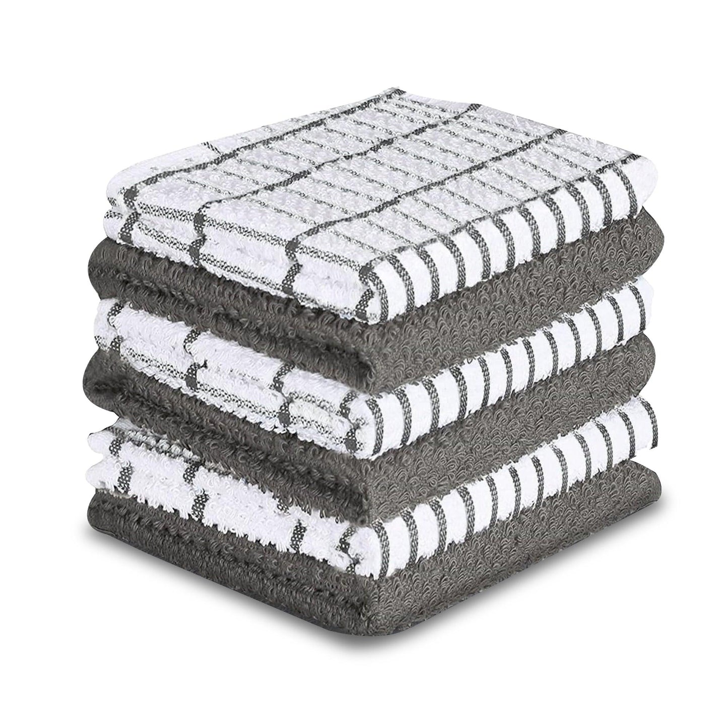 Tea Towels Egyptian Cotton, Super Absorbent Kitchen Towels, 40 x 70CM - Sunshine Comforts