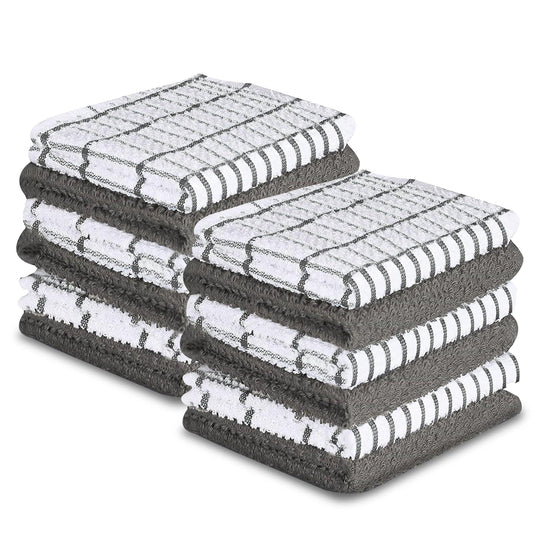 Tea Towels Egyptian Cotton, Super Absorbent Kitchen Towels, 40 x 70CM - Sunshine Comforts