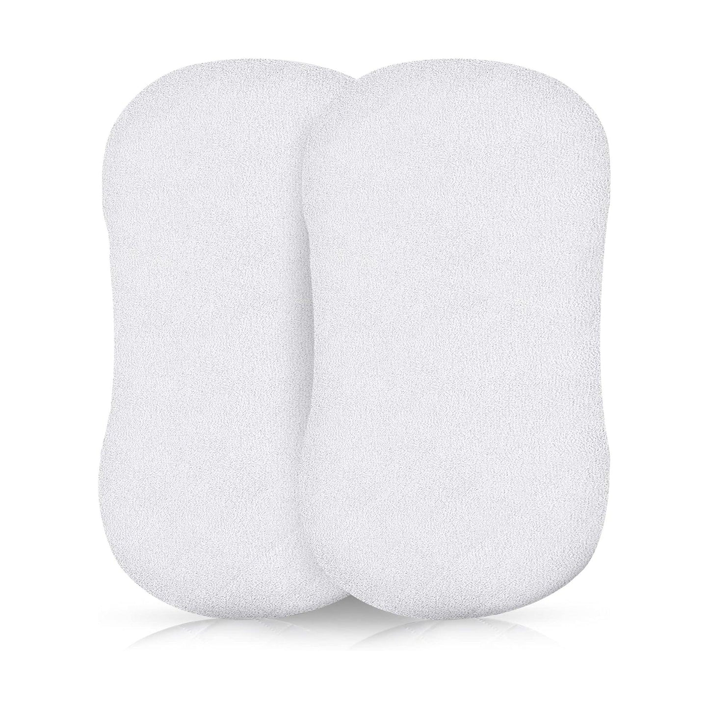 Waterproof Moses Basket Mattress Protector with Stretch Skirt (35 x 75cm) - Sunshine Comforts